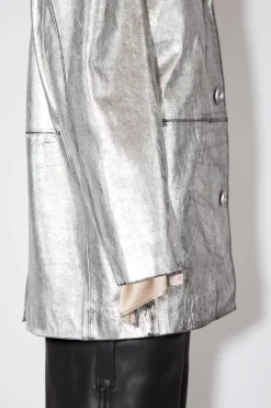 Sprayed Leather Jacket
