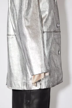 Sprayed Leather Jacket