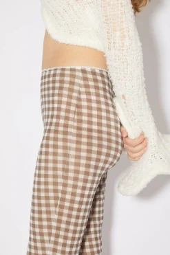 Strumpfhose Mit Gingham-Muster