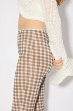 Strumpfhose Mit Gingham-Muster