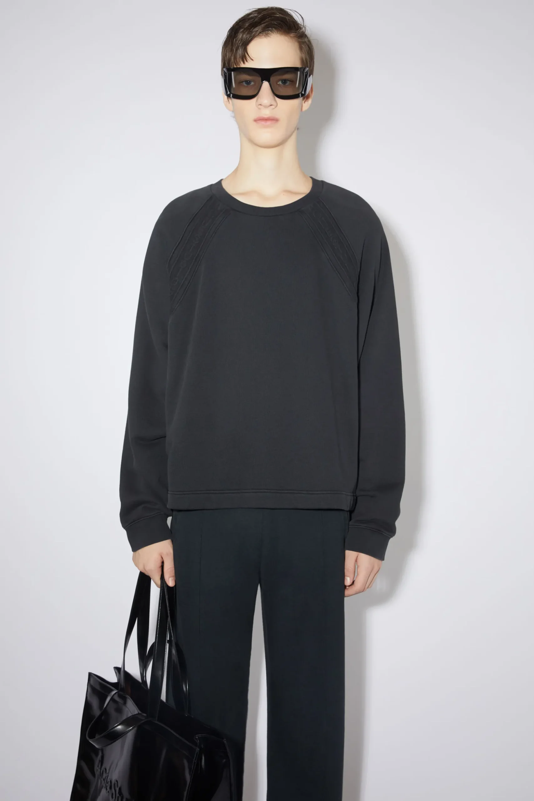 Sweatshirt Mit Logo-Tape