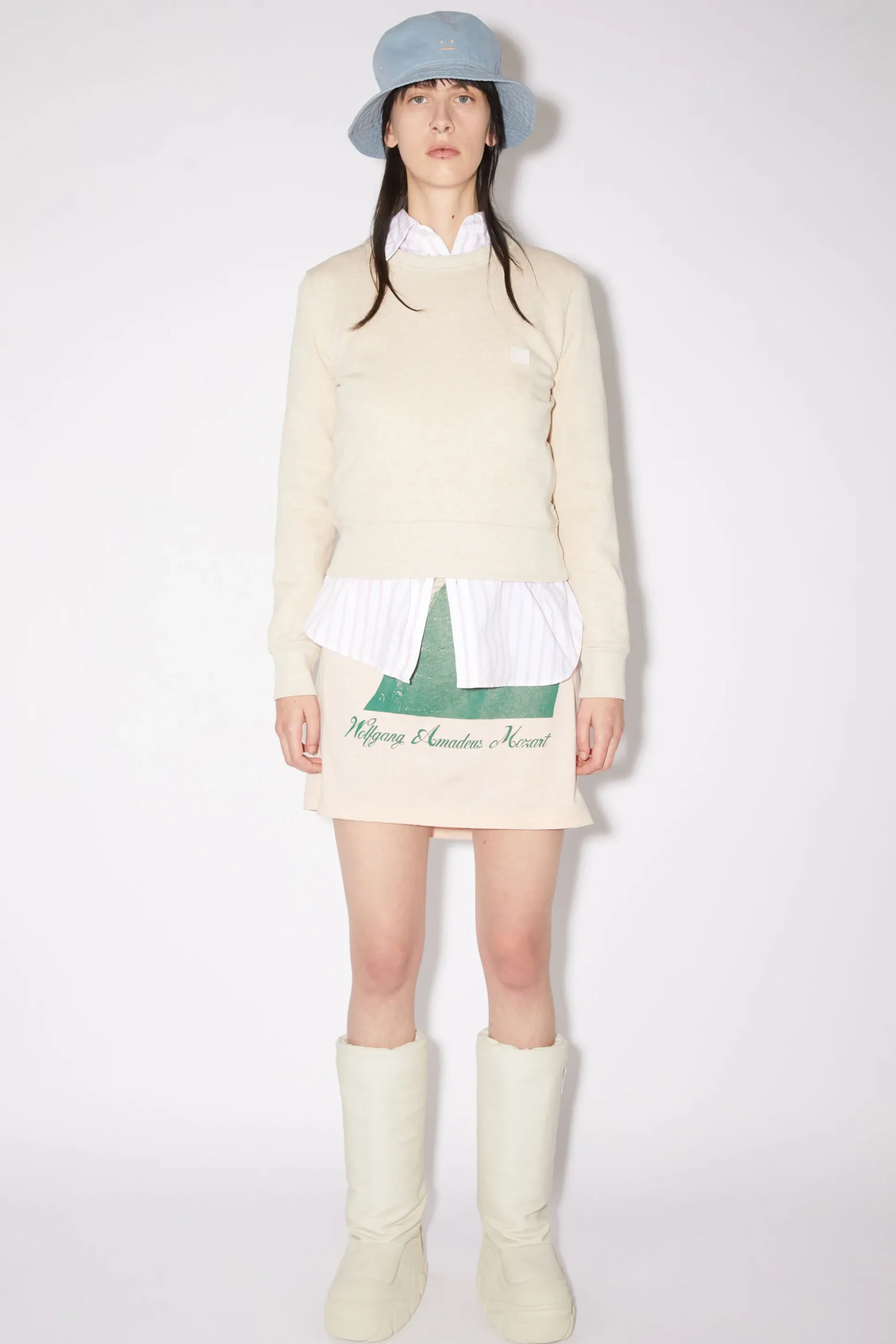 Sweatshirt Mit Rundhalsausschnitt