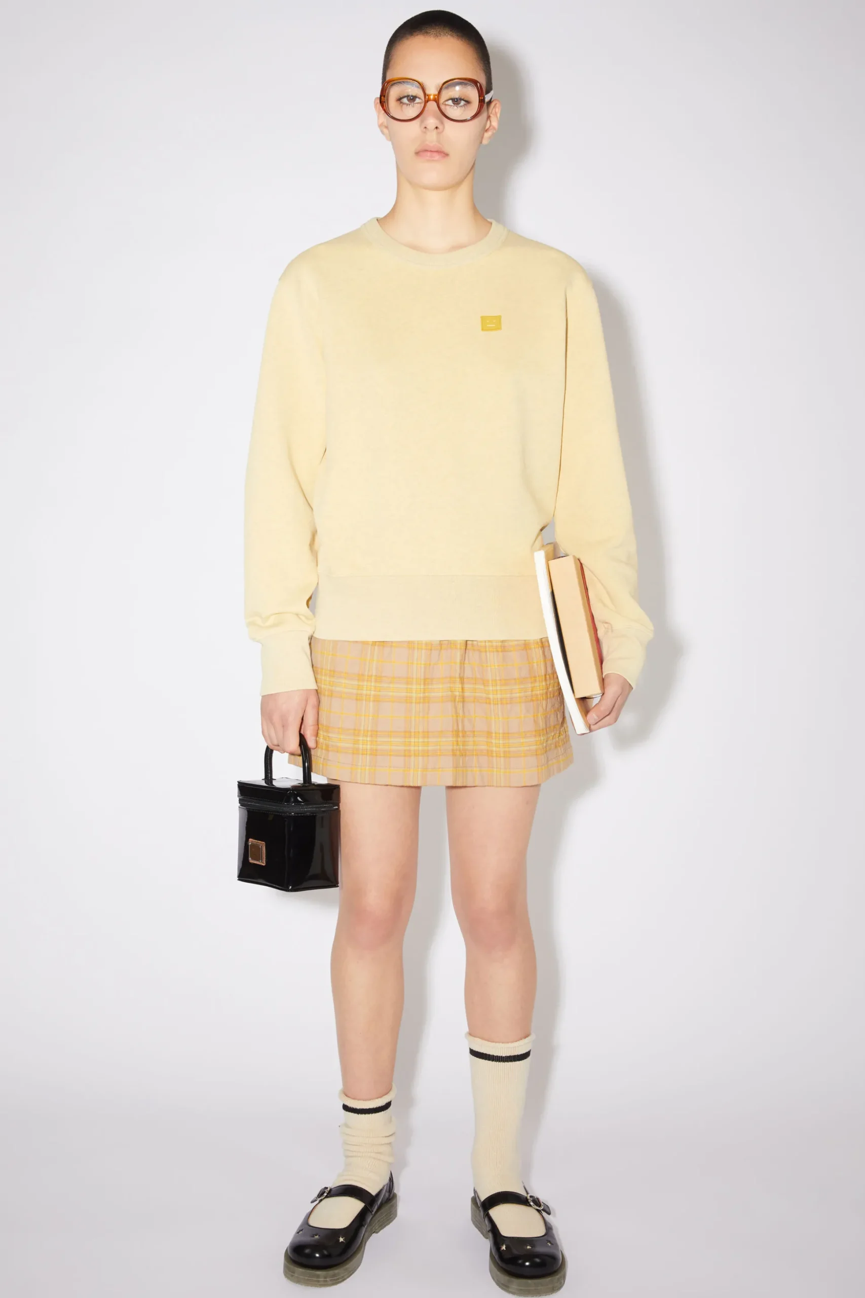 Sweatshirt Mit Rundhalsausschnitt