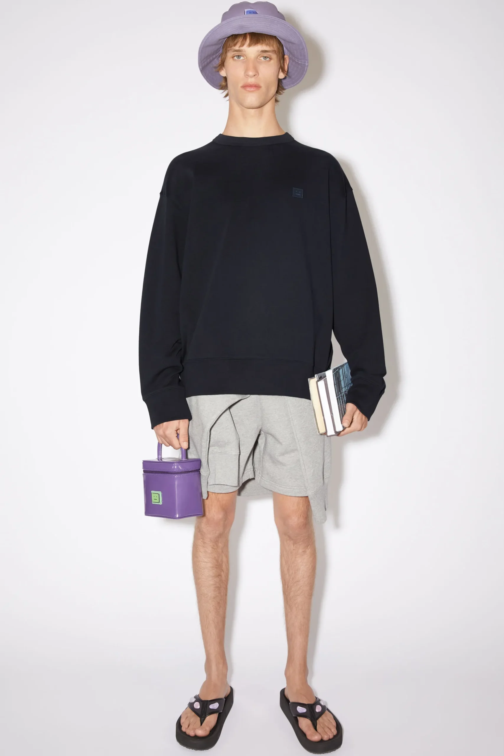 Sweatshirt Mit Rundhalsausschnitt