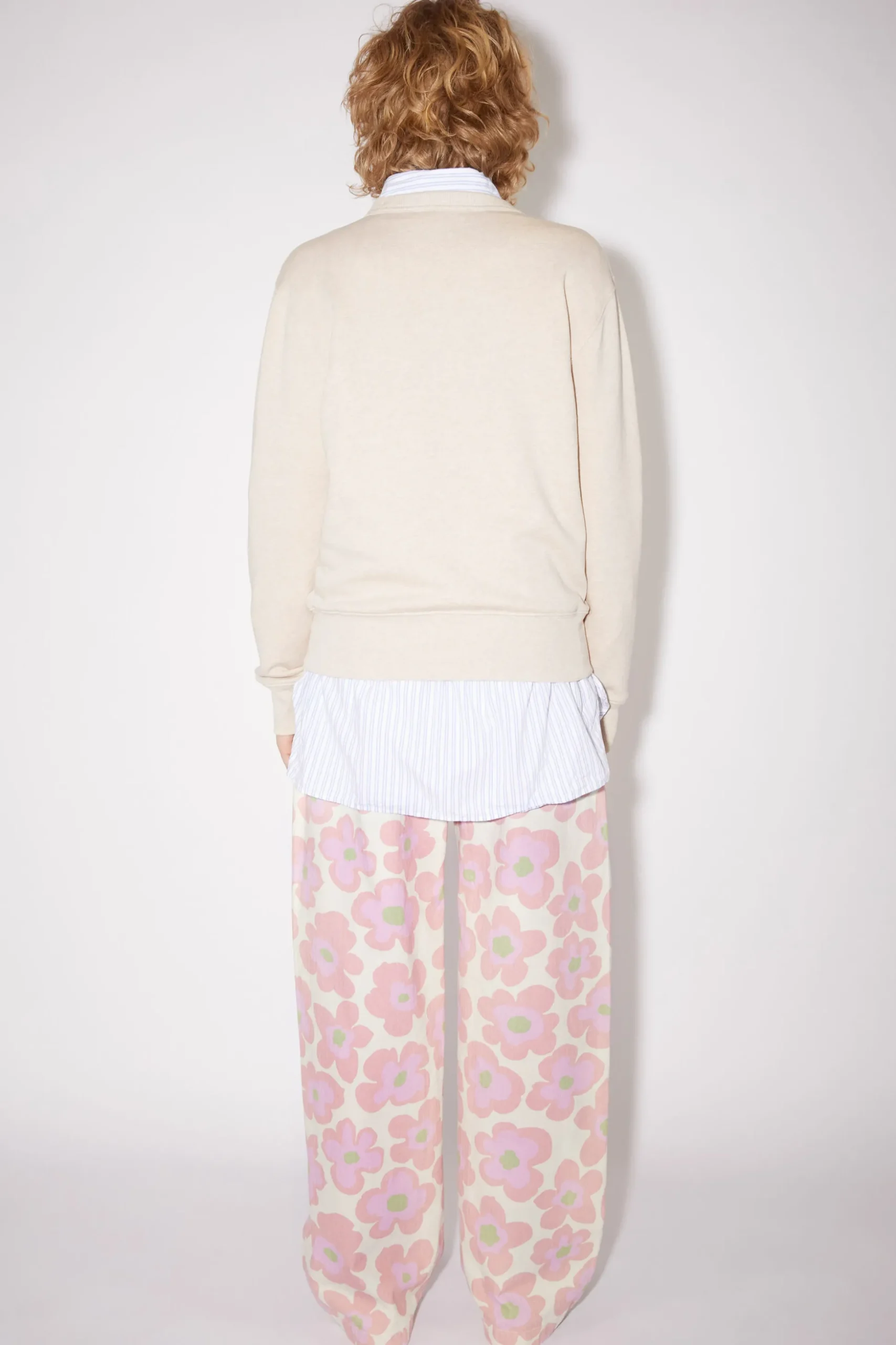 Sweatshirt Mit Rundhalsausschnitt