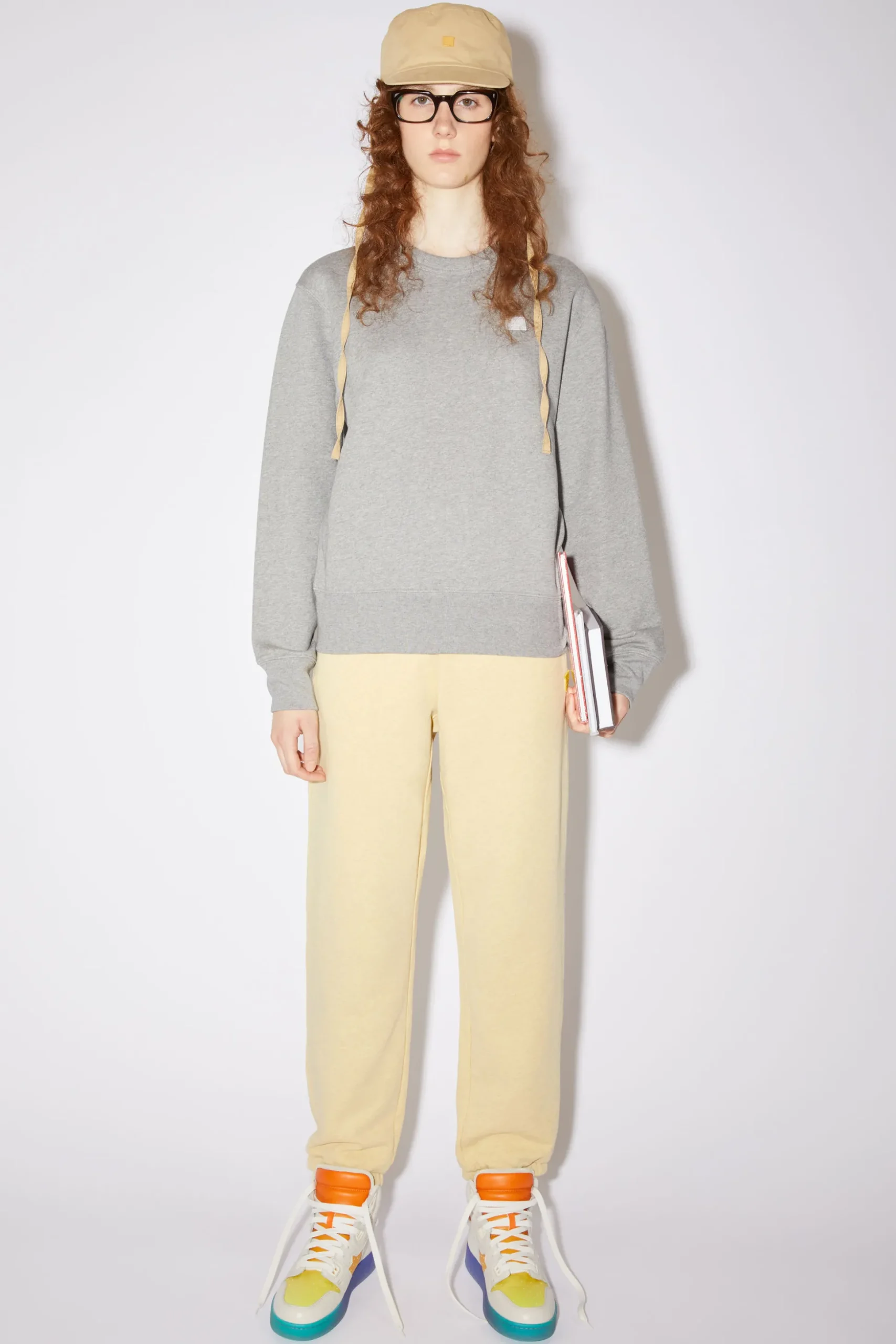 Sweatshirt Mit Rundhalsausschnitt