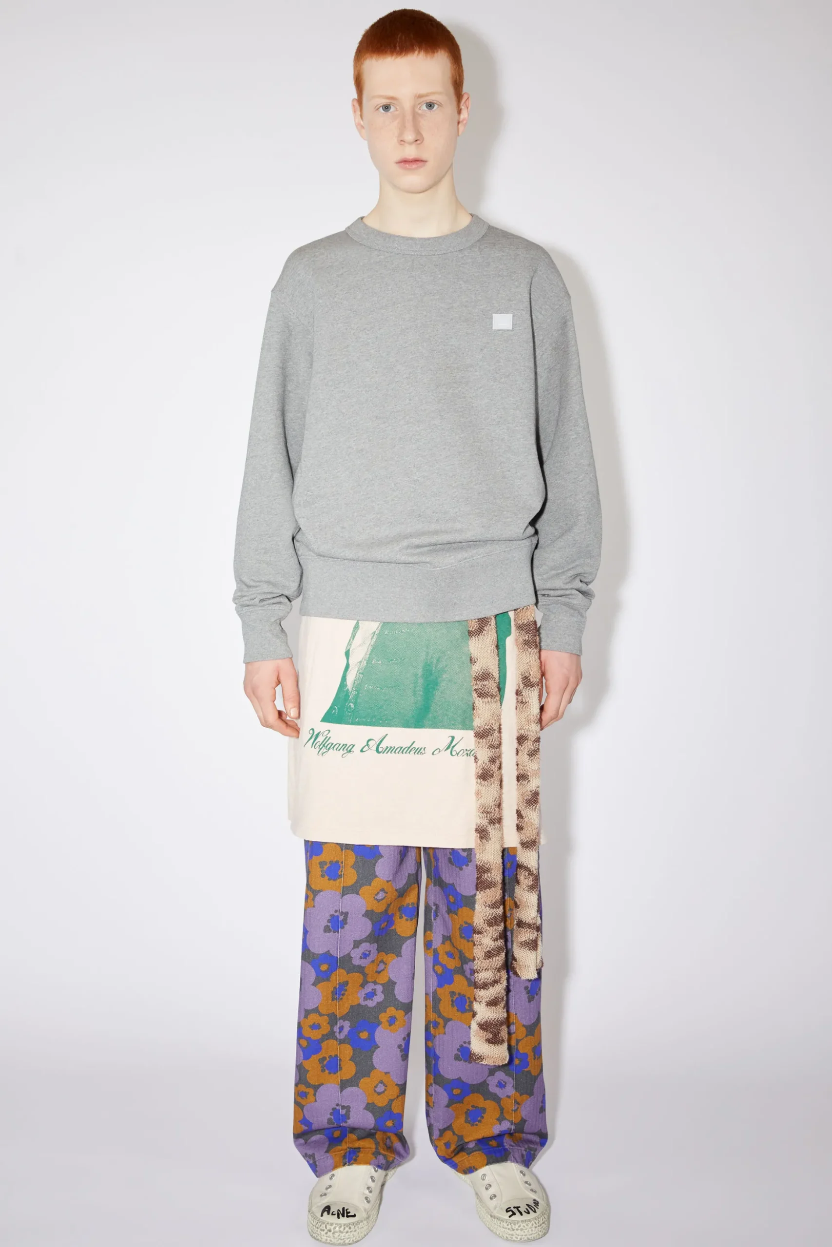 Sweatshirt Mit Rundhalsausschnitt