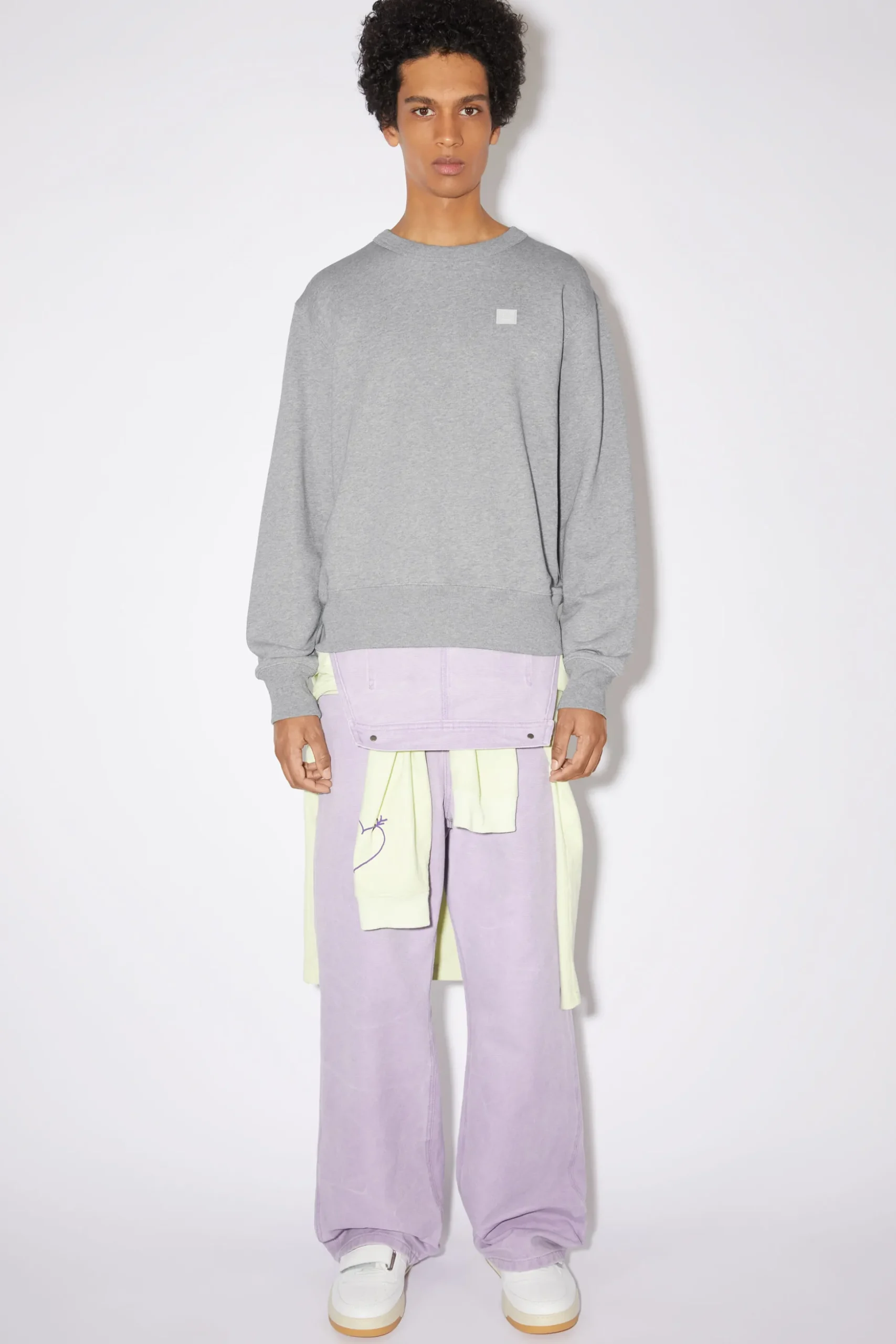 Sweatshirt Mit Rundhalsausschnitt