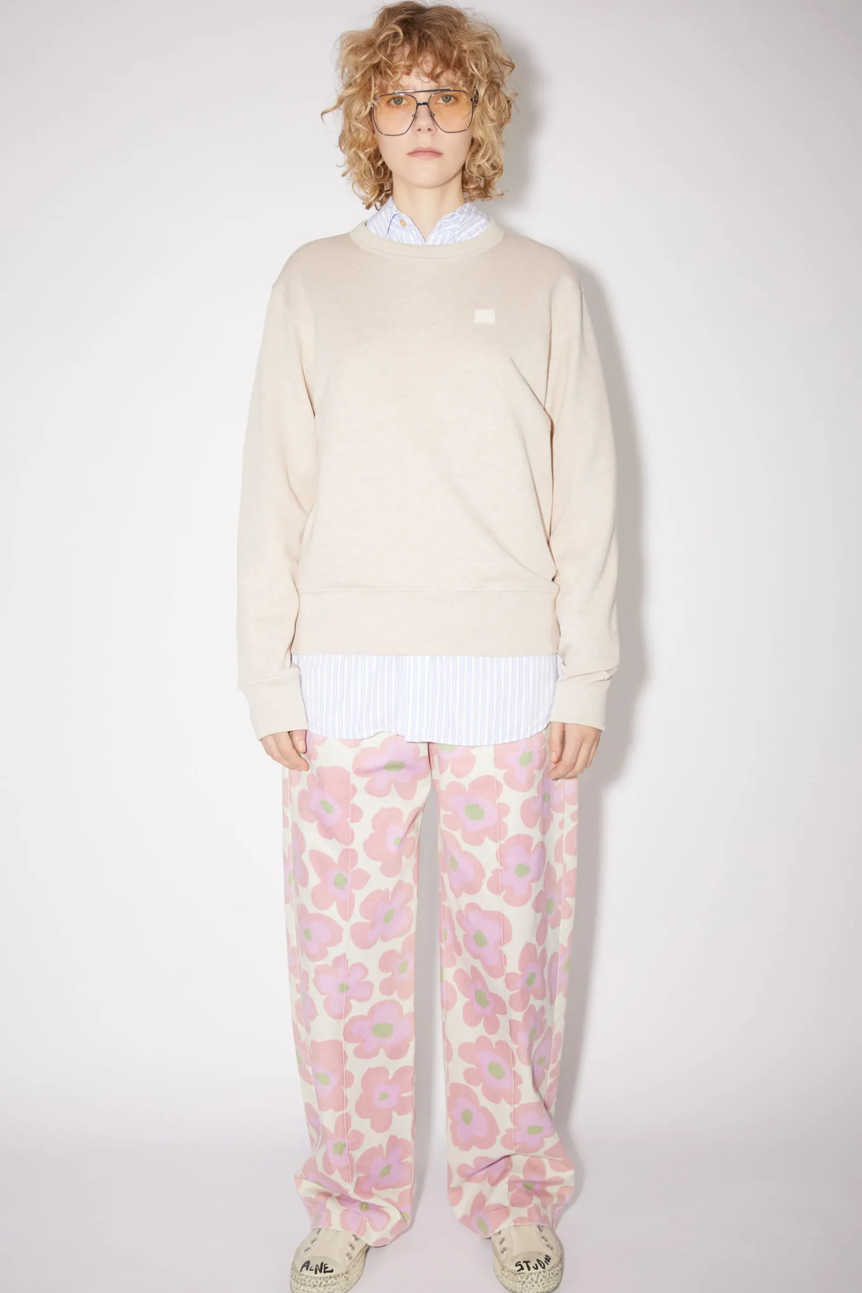 Sweatshirt Mit Rundhalsausschnitt