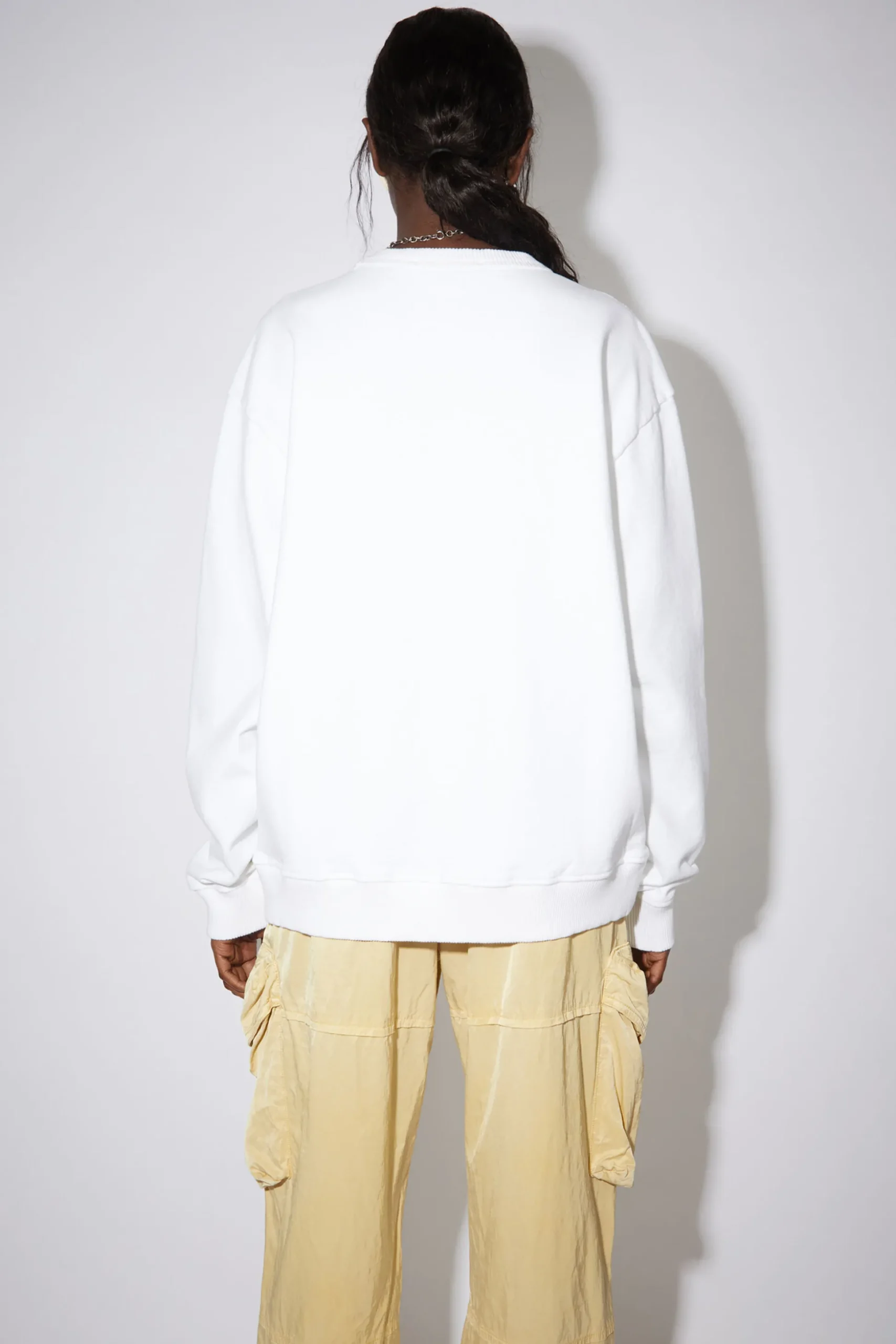 Sweatshirt Mit Stempel-Logo