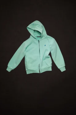 Sweatshirt-Cardigan Mit Kapuze