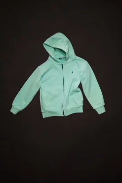 Sweatshirt-Cardigan Mit Kapuze