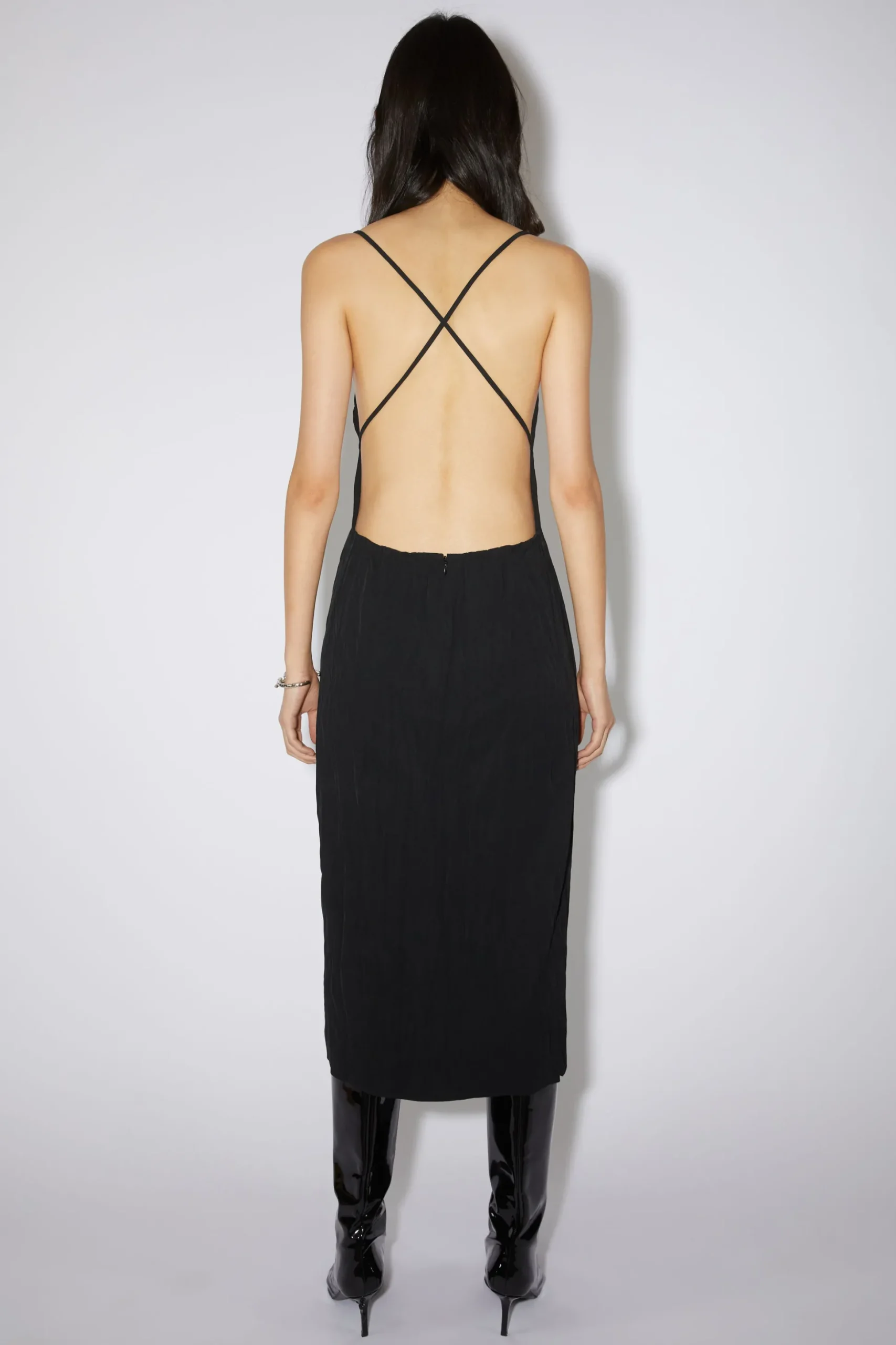 Tragerkleid Aus Satin
