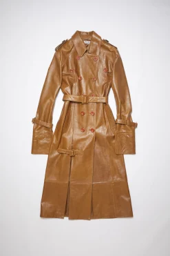 Trenchcoat Aus Leder