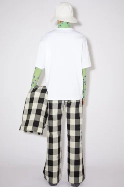 T-Shirt Mit Face-Aufnaher