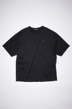 T-Shirt Mit Face-Aufnaher