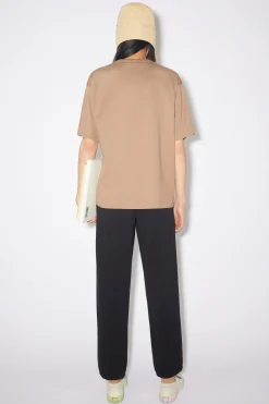 T-Shirt Mit Face-Aufnaher