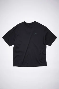 T-Shirt Mit Face-Aufnaher