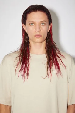 T-Shirt Mit Face-Aufnaher