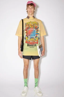 T-Shirt Mit Siebdruck