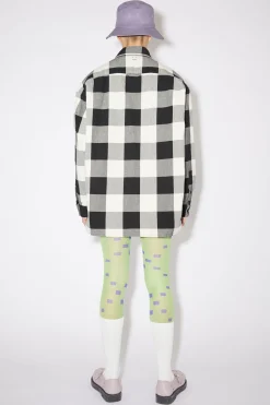 Wattierte Hemdjacke Mit Karomuster