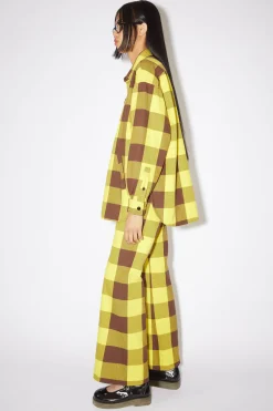 Wattierte Hemdjacke Mit Karomuster