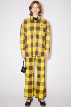 Wattierte Hemdjacke Mit Karomuster
