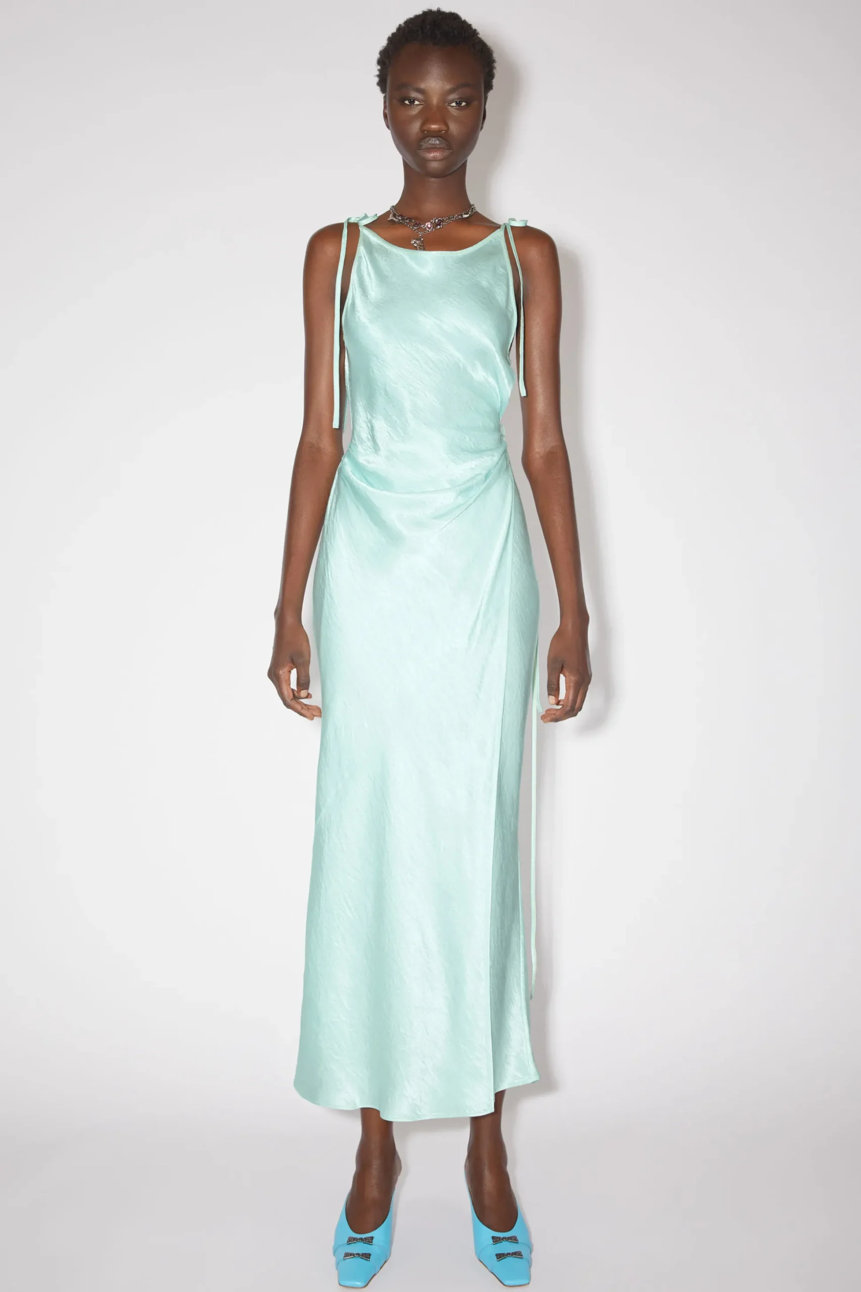 Wickelkleid Aus Satin