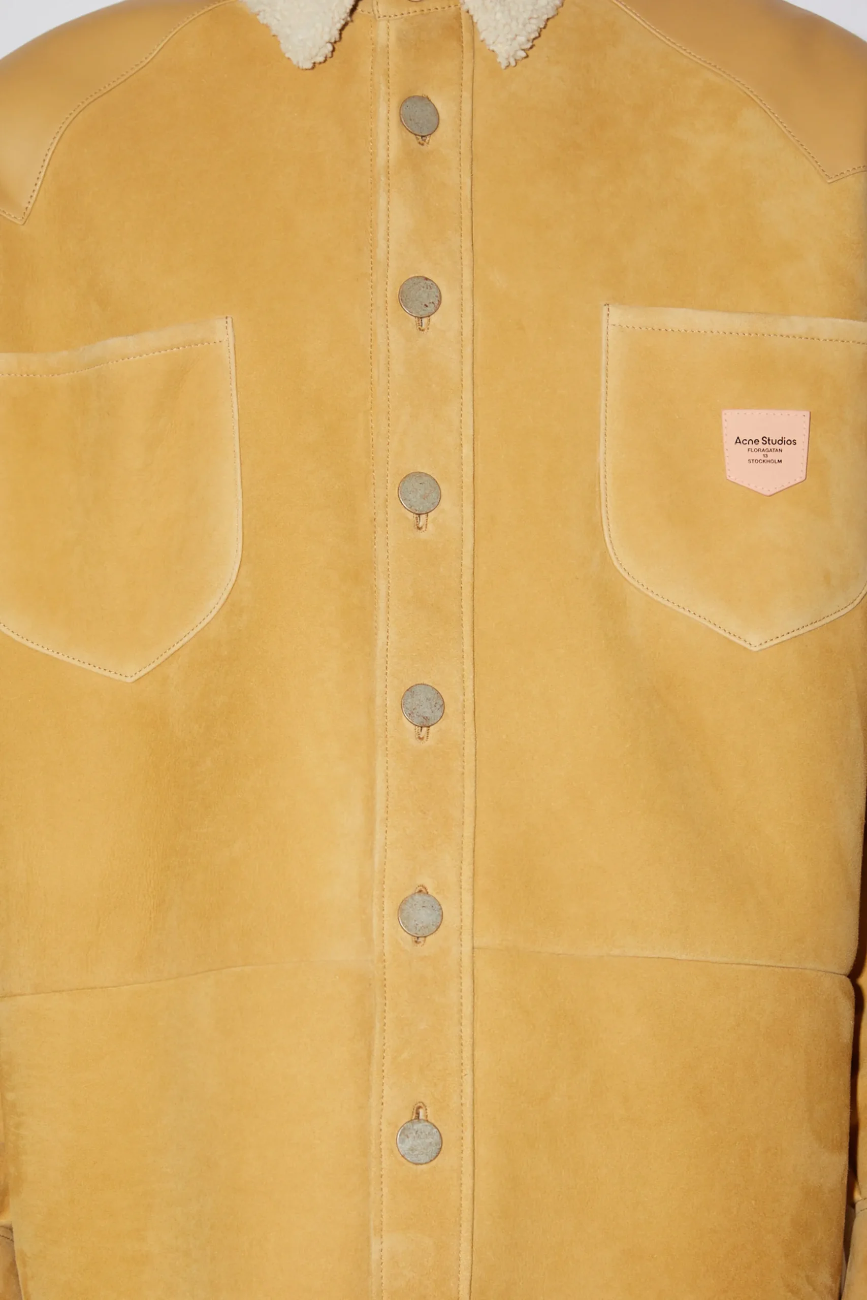 Wildlederjacke Mit Shearling