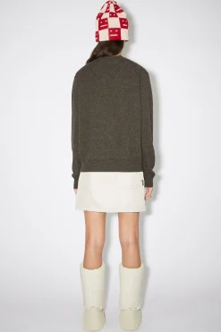 Wollpullover Mit Rundhalsausschnitt
