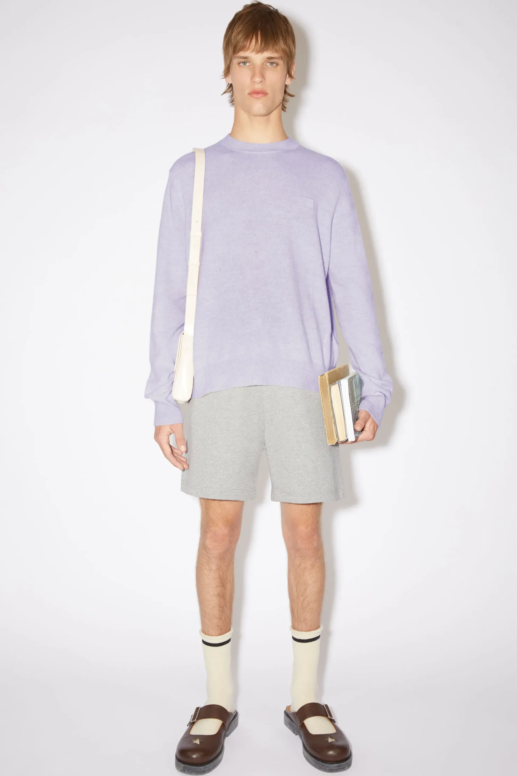 Wollpullover Mit Rundhalsausschnitt