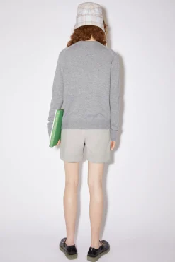 Wollpullover Mit Rundhalsausschnitt