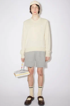 Wollpullover Mit V-Ausschnitt