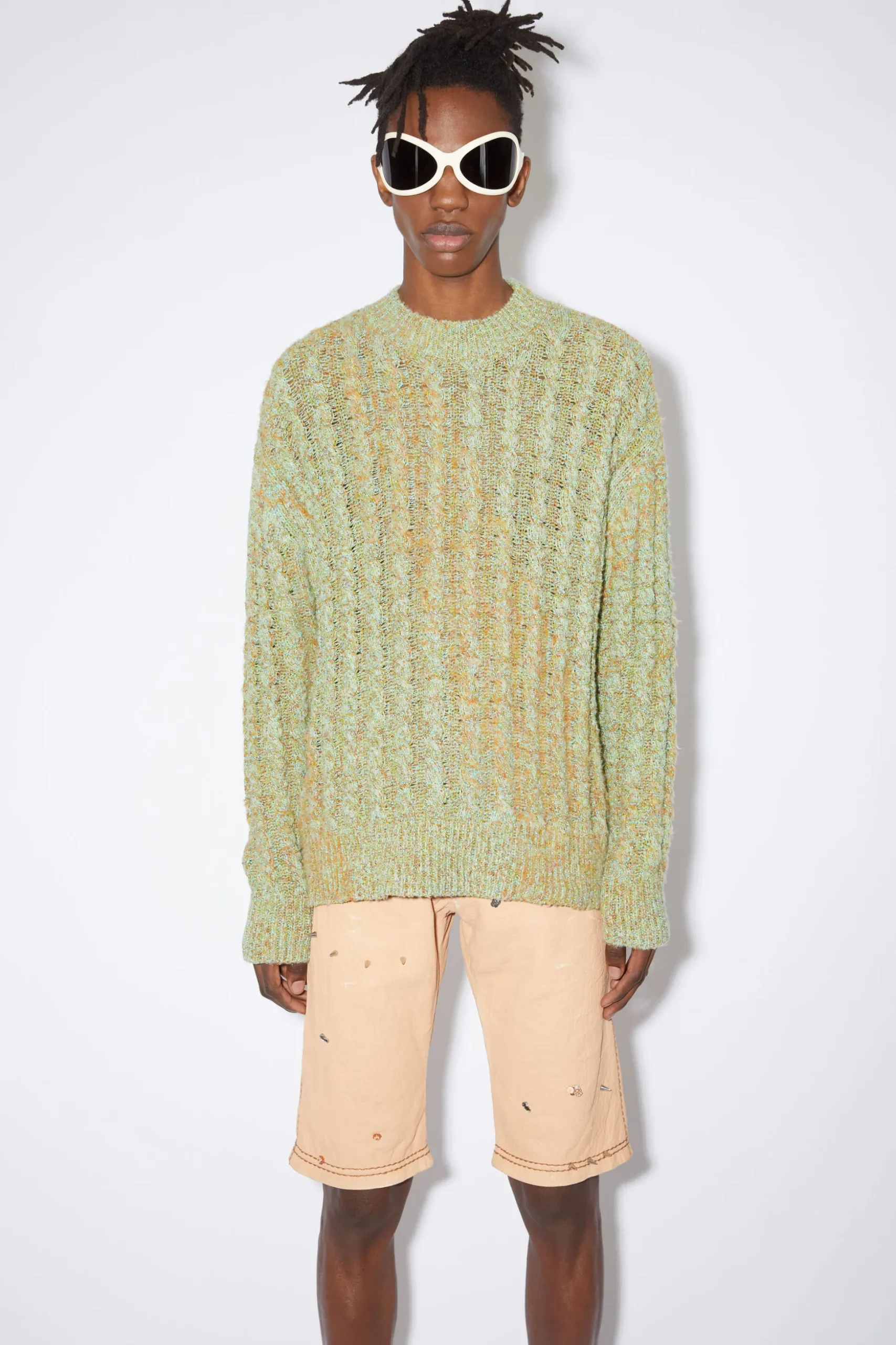 Zopfstrickpullover