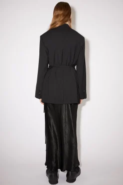 Zweireihige Anzugjacke Mit Gürtel