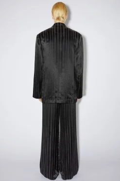Zweireihige Jacke Aus Satin