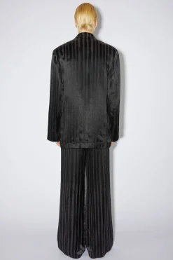 Zweireihige Jacke Aus Satin
