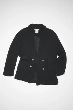 Zweireihige Jacke Aus Satin