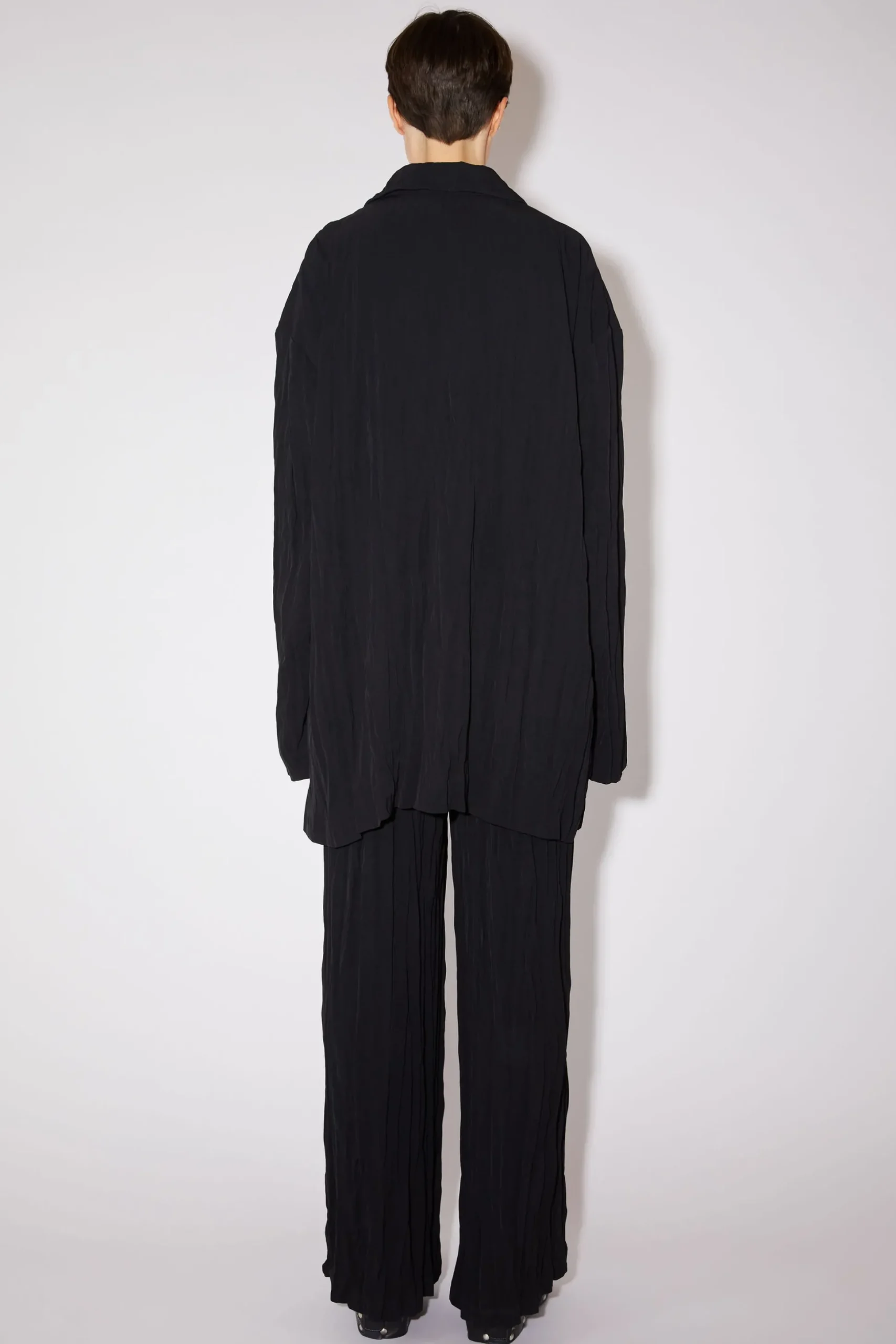 Zweireihige Jacke Aus Satin