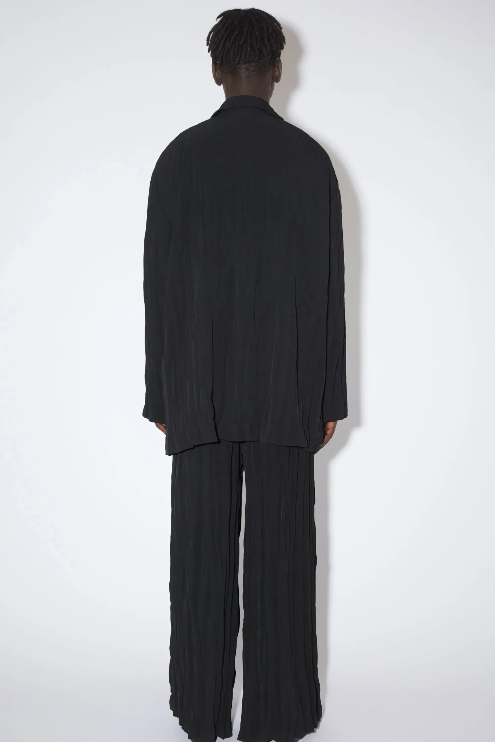 Zweireihige Jacke Aus Satin