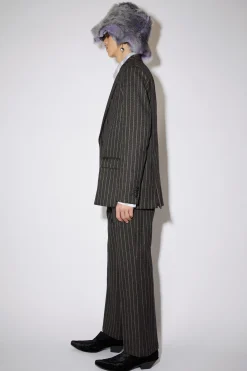 Zweireihige Jacke Mit Nadelstreifen