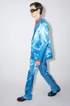Zweireihiger Blazer Aus Satin