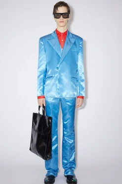 Zweireihiger Blazer Aus Satin