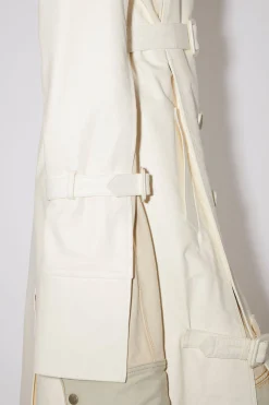 Zweireihiger Trenchcoat Aus Leder